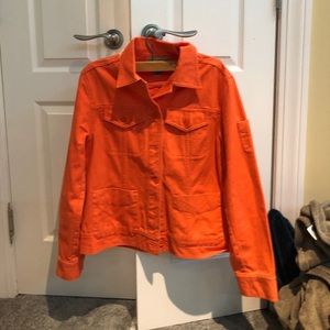 Orange jacket